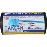 Пакети для сміття Buroclean EuroStandart міцні чорні 35 л 30 шт. Фото