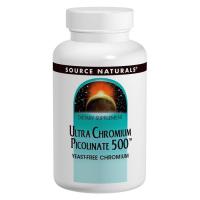 Минералы Source Naturals Ультра Хром Пиколинат 500мкг, 120 таблеток Фото