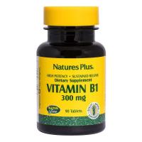 Вітамін Natures Plus Вітамін В1 (тіамін), Nature's Plus, 300 мг, 90 таб Фото