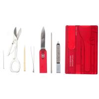 Нож Victorinox SwissCard Transparent Red Фото
