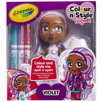 Набор для творчества Crayola Colour n Style Стильні дівчата Віолетта Фото