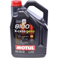 Моторное масло MOTUL 8100 X-cess gen2 SAE 5W-40, 5л Фото