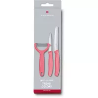 Набір ножів Victorinox SwissClassic Paring Set 3 шт Tomato and Kiwi Red Фото