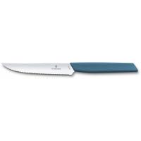 Кухонный нож Victorinox Swiss Modern SteakPizza 12 см Serrated Blue Фото