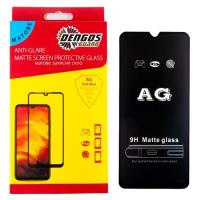 Стекло защитное Dengos Full Glue Matte для Samsung Galaxy A03s (black) Фото