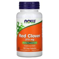 Травы Now Foods Красный Клевер, Red Clover, 375 мг, 100 Вегетариа Фото