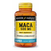 Травы Mason Natural Мака 500мг, Maca, 60 капсул Фото