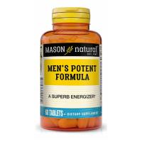 Вітамінно-мінеральний комплекс Mason Natural Мужская формула потенции, Mens Potent Formula, 60 Фото