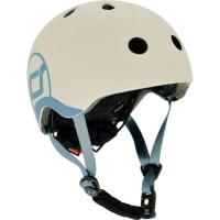 Шолом Scoot&Ride LED 51-55 см S/M Light Grey Фото