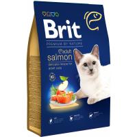 Сухий корм для кішок Brit Premium by Nature Cat Adult Salmon 8 кг Фото