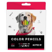Олівці кольорові Kite Dogs 24 шт Фото