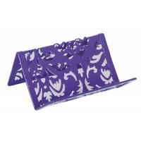 Підставка для візиток Buromax BAROCCO, металева, фіолетовий Фото