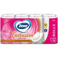 Туалетная бумага Zewa Exclusive Ultra Soft 4 шари 16 рулонів Фото