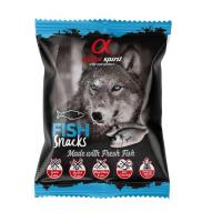 Лакомство для собак Alpha Spirit DOG Snacks Fish полувлажные из рыбы, кубики 50 г Фото