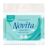 Ватные палочки Novita Delicate в полиэтиленовом пакете 200 шт. Фото