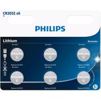 Батарейка Philips CR 2032 Lithium 3V * 6 Фото