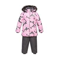 Комплект верхнього одягу Huppa BELINDA 1 45090130 світло-рожевий з принтом/сірий Фото