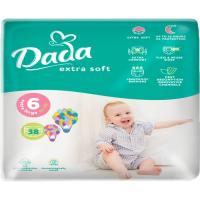 Підгузки Dada Extra Soft 6 (16+ кг) 38 шт Фото