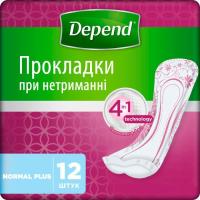 Урологические прокладки Depend Normal Plus Pad 12 шт. Фото