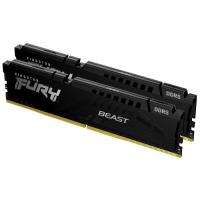 Модуль пам'яті для комп'ютера Kingston Fury (ex.HyperX) DDR5 32GB (2x16GB) 5600 MHz Beast AM5 Black Фото