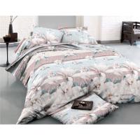 Постельное белье MirSon Сатин 22-1284-1 Spring flowering 200х220 Фото