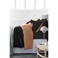 Постельное белье MirSon Сатин Premium Dark Coffee 0165+0055 2х160х220 Фото