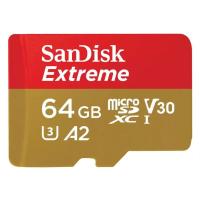 Карта памяти SanDisk 64GB microSDXC UHS-I U3 V30 A2 Extreme Фото