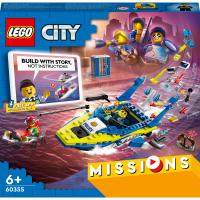 Конструктор LEGO City Missions Детективні місії водної поліції 278 Фото