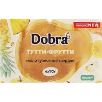 Твердое мыло Dobra Тутти-фрутти 4 x 70 г Фото