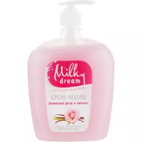 Рідке мило Milky Dream Дамаська троянда і ваніль з дозатором 1000 мл Фото