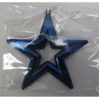 Елочная игрушка Novogod`ko Звезда, 15см, синяя, глянец Фото