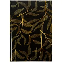 Канцелярська книга Axent Waves А4, 96 аркушів, клітинка, чорна Фото