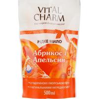 Жидкое мыло Vital Charm Абрикос і апельсин 500 мл Фото