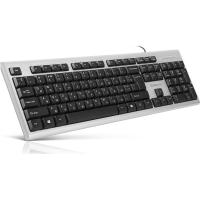 Клавіатура REAL-EL 507 Standard USB Silver Фото
