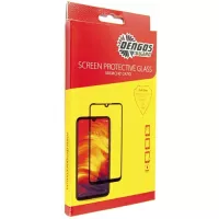 Скло захисне Dengos Full Glue Infinix Hot 12 Play black frame Фото