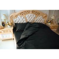 Постельное белье MirSon Сатин Premium Corner Iron grey 200х220 евро Фото