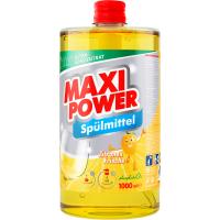 Средство для ручного мытья посуды Maxi Power Лимон запаска 1000 мл Фото