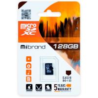 Карта памяти Mibrand 128GB microSDXC UHS-I U3 Фото
