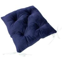 Подушка на стул MirSon 28-0006 Navy blue Velvet 40х40 см Фото