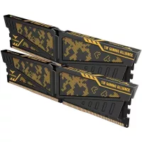 Модуль пам'яті для комп'ютера Team DDR4 16GB (2x8GB) 3200 MHz Vulcan TUF Yellow Фото