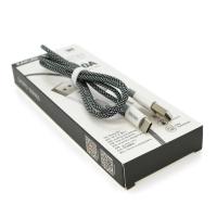 Дата кабель iKAKU USB 2.0 AM to Lightning 1.0m 2.4A Black Фото