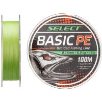 Шнур Select Basic PE 100m Light Green 0.10mm 10lb/4.8kg Фото