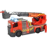 Спецтехника Dickie Toys Пожарная машина Скания с телескопической стремянко Фото