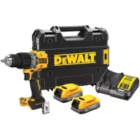Шуруповерт DeWALT XR Li-Ion PowerStack 90 Нм, 18V 2x1.7Ah, кейс TST Фото