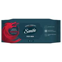 Влажные салфетки Smile Men С экстрактом дерева дракона 48 шт. Фото