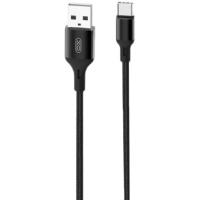 Дата кабель XO USB 2.0 AM to Type-C 2.0m NB143 Braided Black Фото