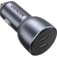 Зарядний пристрій Ugreen QC 3.0+QC 3.0 Dual USB-A 40W Fast Car Charger Spac Фото