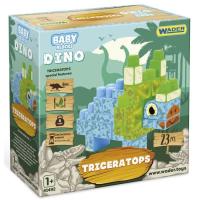 Конструктор Wader Baby Blocks Дино - трицератопс Фото