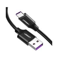 Дата кабель Ugreen USB 3.0 AM to USB-C 2.0m 3.0A 18W US184 Black Фото