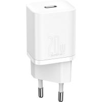Зарядний пристрій Baseus Super Si Quick Charger 1C 20W EU White Фото